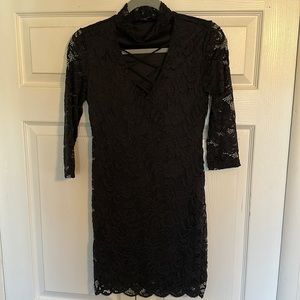 Ambiance Black Lace Dress